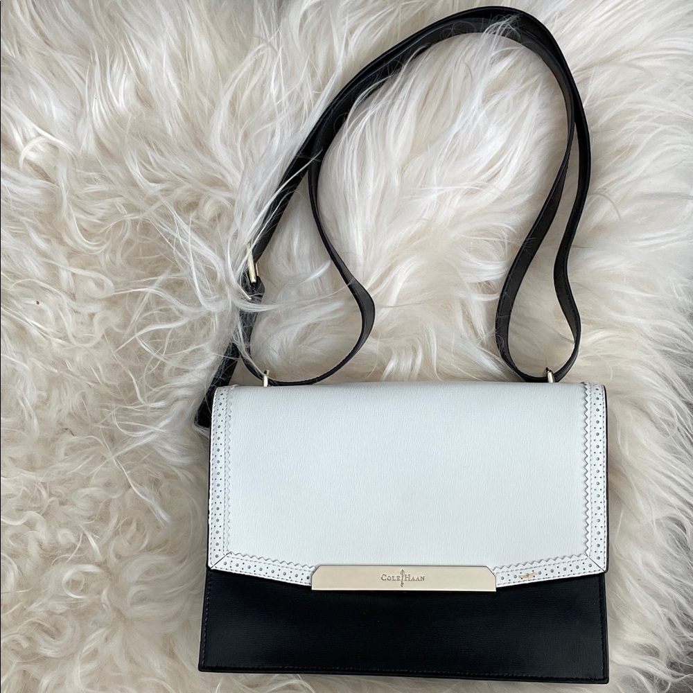 Cole Haan Two-Tone Black and White Bag